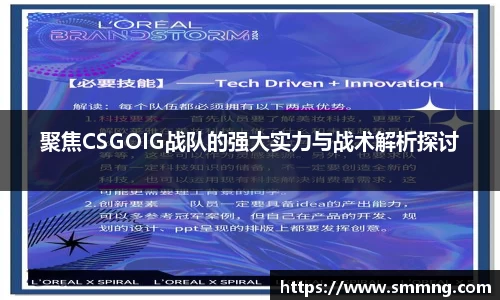 聚焦CSGOIG战队的强大实力与战术解析探讨